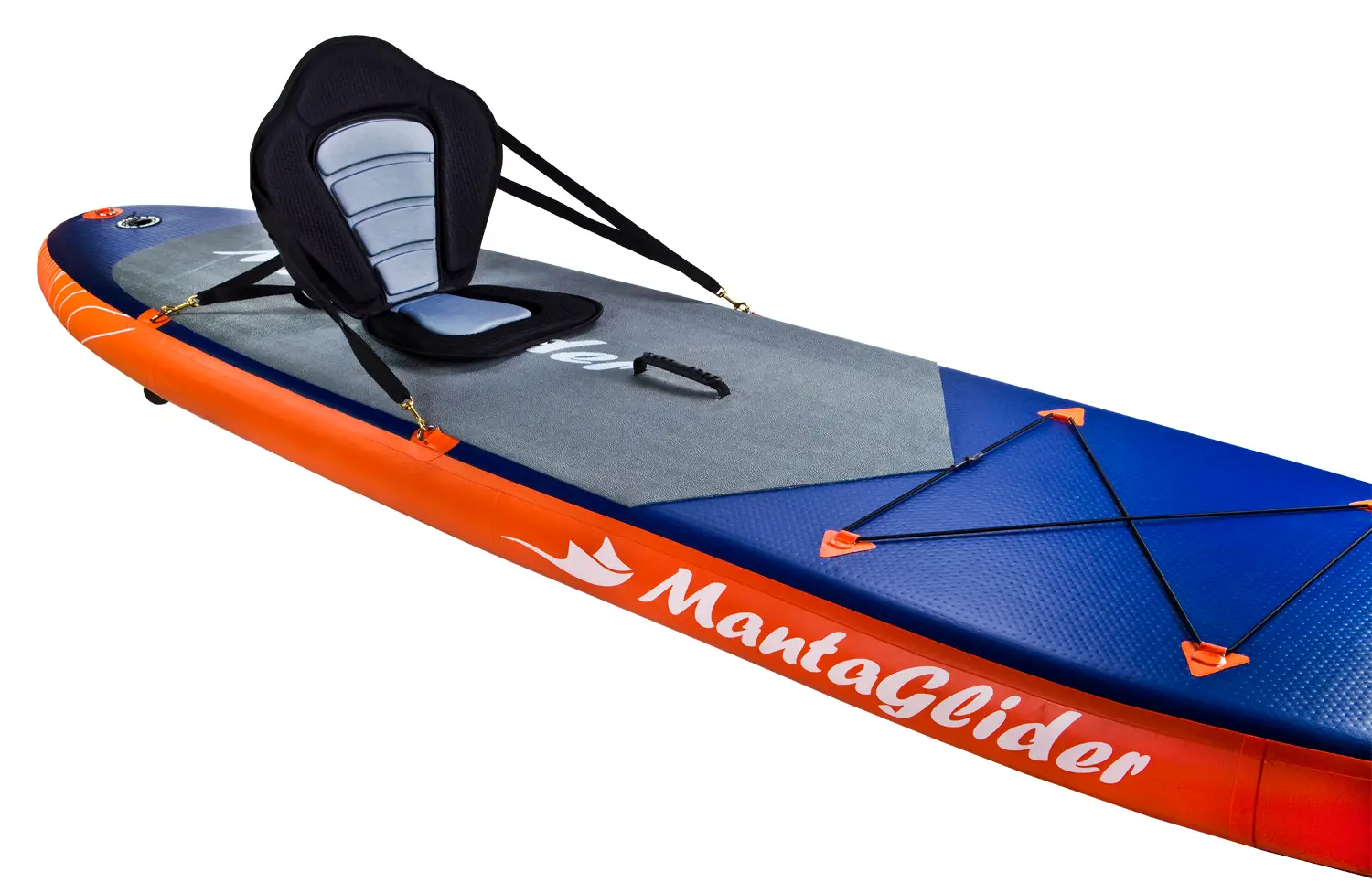 Orange-Blue MantaGlider 11' Foot Inflatable SUP Board - Image 4