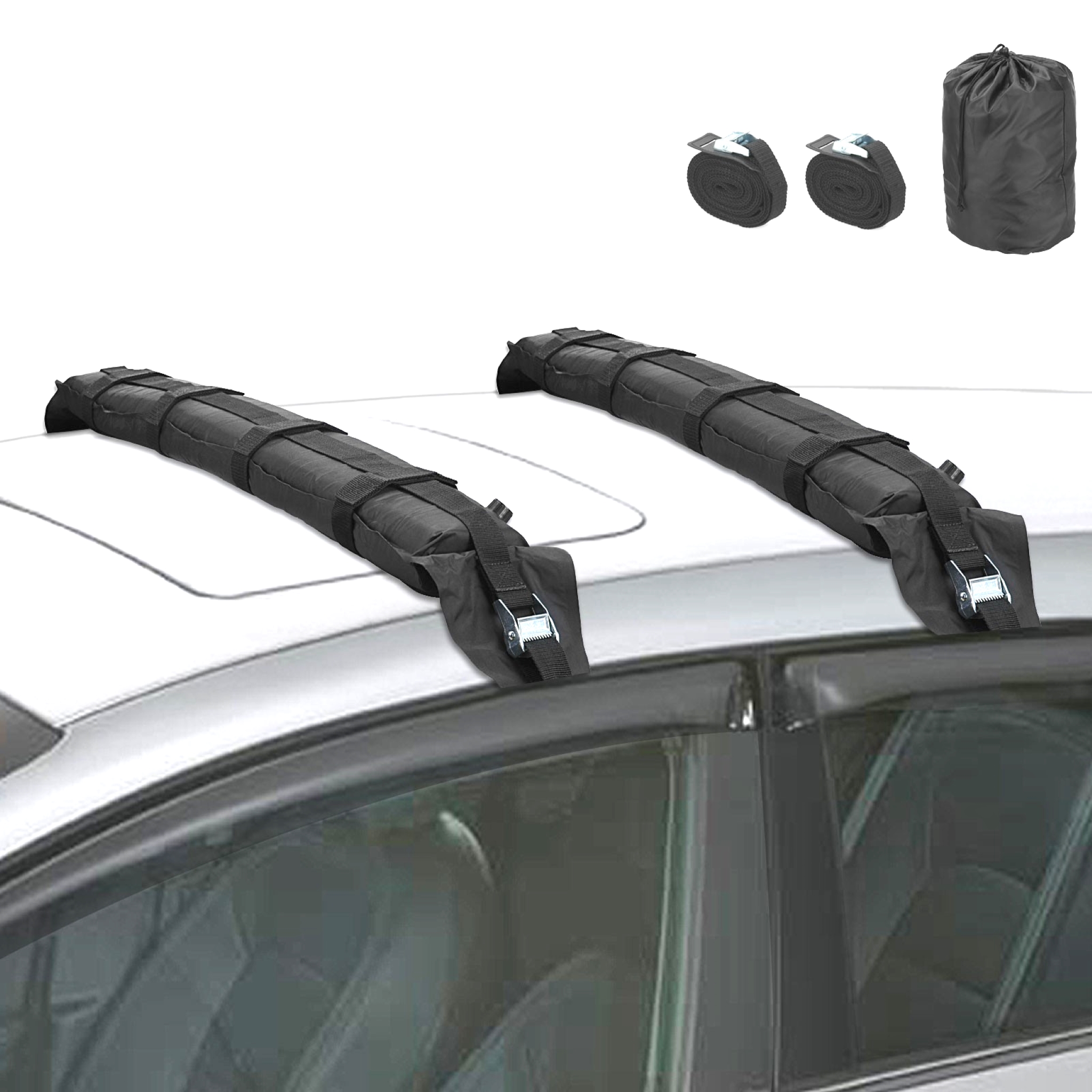 Soft Roof Rack Pads,Universal Car Soft Roof Rack Pad for Kayak